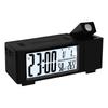 Projection Digital Alarm Clock for Bedroom LED Display Clock Projection On Ceiling Wall 180° Projector for Heavy Sleeper