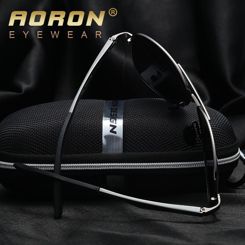 Metal Frame Men Fashion Polarized Sunglasses Classic Design Outdoor Vintage Anti Glare Driving Glasses Eyewear