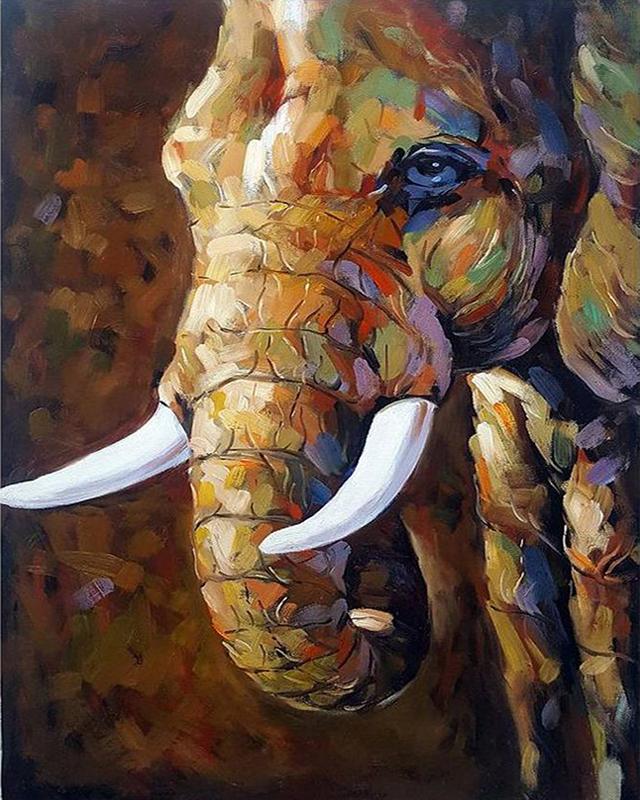 5D Алмазная вышивка Слон Полный квадратный круглый вышивка крестиком Алмазная картина Животное Мозаика Рукоделие Украшение дома