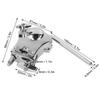 Metal Drum Mount Bracket Silver Color Drum Set Extension Clip Percussion Mounting Bracket  For Drum
