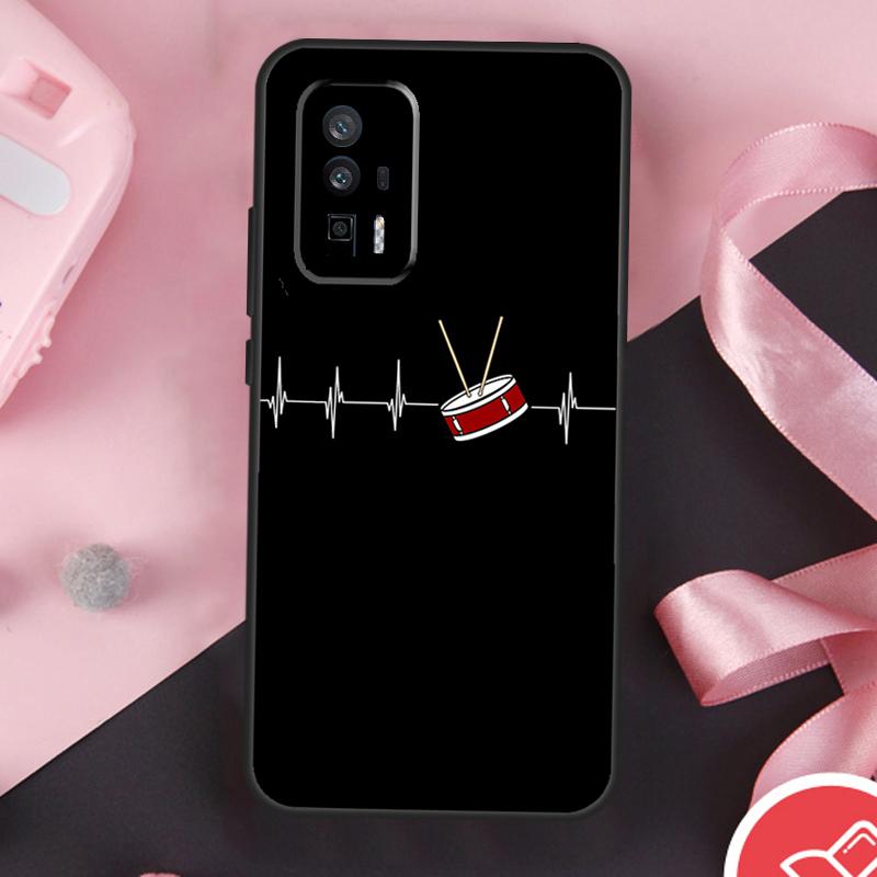 Чехол для телефона Xiaomi 15 Ultra Mi 13 14 11T 12T 13T 14T Pro POCO F7 F5 F6 X3 X5 X6 X7 Pro с рисунком Барабан Барабанщик Музыка DJ