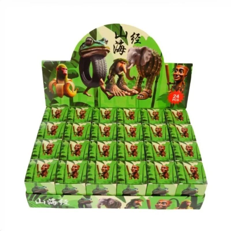 24 шт. Группа охотников на ведьм/Игрушка-сюрприз для промывки мозгов Тралареро Тралала Тунгтунгтунг Сахур Бомбардинокрокодило Фигурки Брелок @/