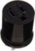 Panasonic Корпус разъема для кабеля заземления 2P15A с фиксатором кабеля, черный WA1519
