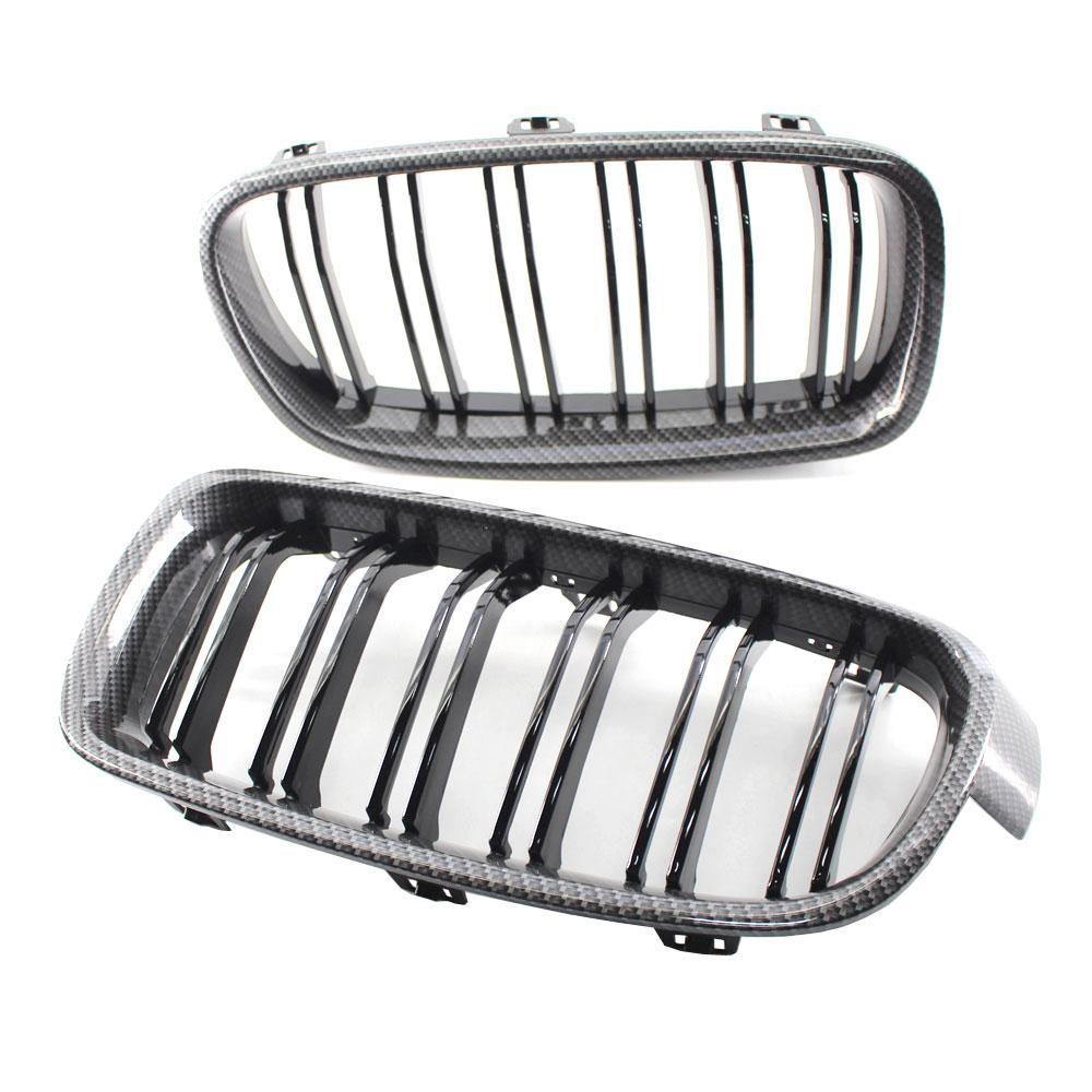 Carbon Fiber Color  Front Kidney Grille For BMW 3 Series F30 F31 F35 F80  2013 2014 2015-2018 2019 Racing Grills