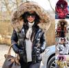 Autumn Jacket for Woman Fashion Coat Female Glossy Waterproof Winter Hooded Jacket Plus Size Down Parkas Snow Wear