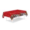 Disposable Christmas Tablecloth Santa Claus Elk Party Tablecloths Table Cover  Christmas Decoration