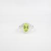 Peridot Gemstone 925 Sterling Silver Jewelry Designer Ring For Anniversary Gift CZR-4-3
