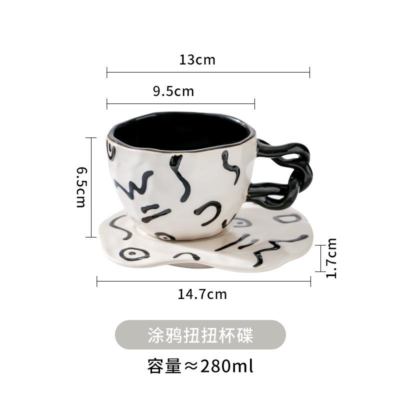 Керамические кофейные чашки и тарелки, наборы Чашки для послеобеденного чая, чашки для воды, кружки для чая, чашки для завтрака, тарелки для димсамов, кофейные кружки, молочные кружки