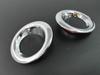 BRIGHTZ Chrome Fog Light Type C for the Roox ML21S Highway Star Covers, [FOG-COV-197] (Part Number 14067)