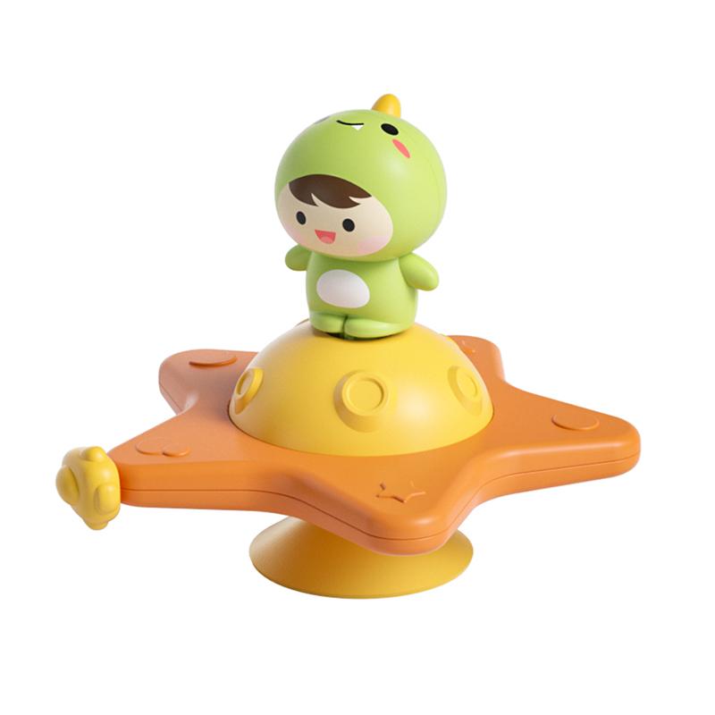 Suction Cup Spinner Baby Toy for 1 2 3 Year Boys Girls Hand Fidget Spinner Sensory Toys Stress Relief Baby Games Rotating Rattle