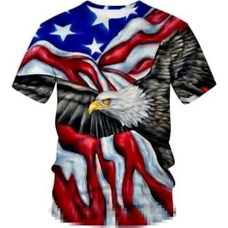 Trendy America Eagle США. Футболка с рисунком флага для мужчин, футболки для женщин, классная уличная одежда, летние повседневные топы с коротким рукавом