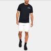 Under Armour Тренировочная футболка с круглым вырезом, прямая, мужская, черная 1329593-001