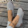 Summer Fashion Hollow Solid Color Slope Heel Thick Sole Women's Casual Shoes Breathable Fashion Women's Shoes
