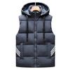 Vest Men's New Autumn and Winter Trends Increase Handsome Green Vest Warm Down Cotton Sleeveless Jacket Tide