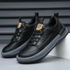 Fashion Leather Men Shoes Lace Up Oxfords Men Shoe Low Heeled Formal Shoe Men's Breathable Shoes Men Sneakers Outdoor Walking Shoes