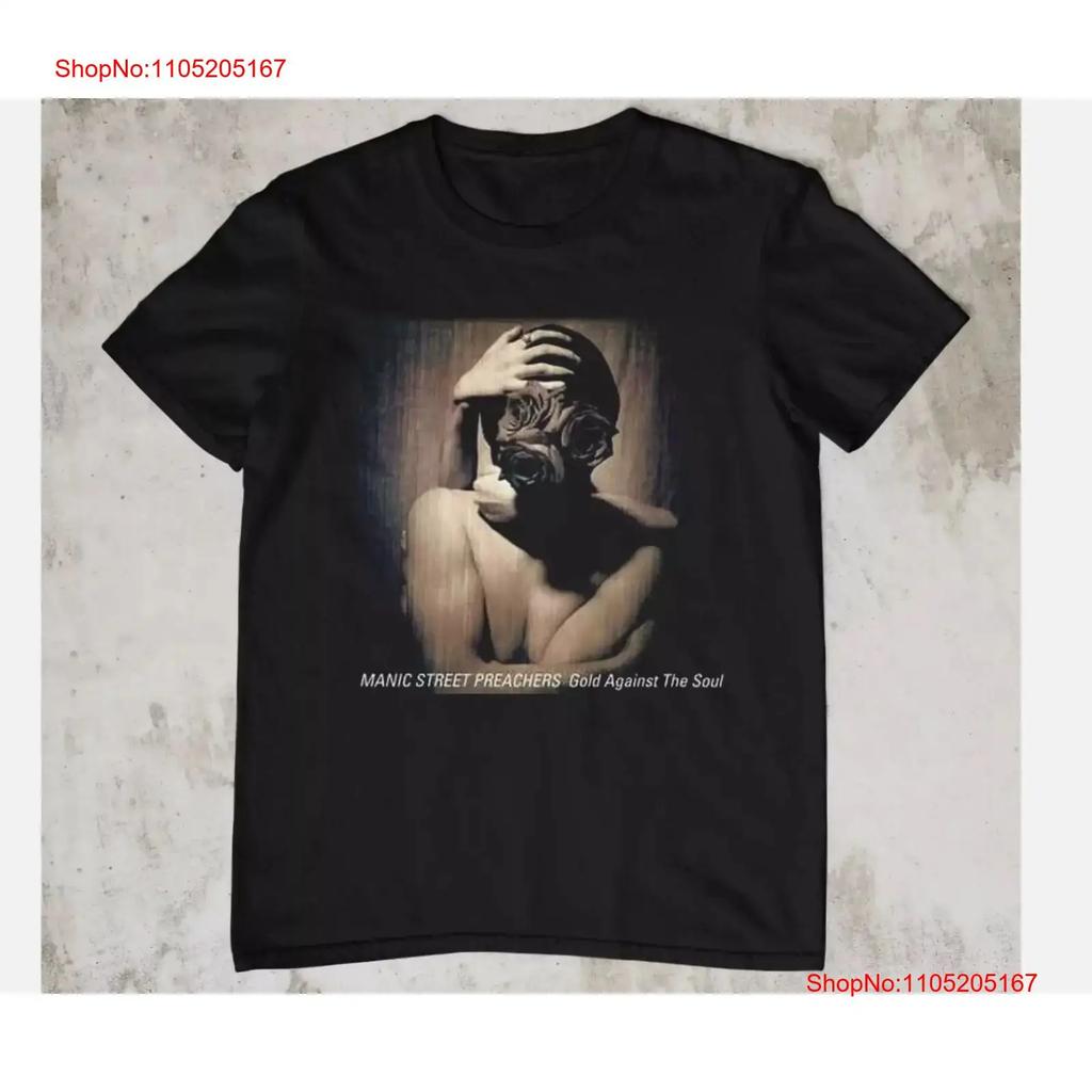 Unisexic Street Preachers Gold Against The Soul Black All Size T Shirt Vintage Fashion Unisex Slightly Designer Clothes
