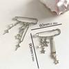 Y2k Gothic Star Brooch Clip Bag Charm Beaded Brooch Sweet Beaded Bag Pins  Shirt Collar