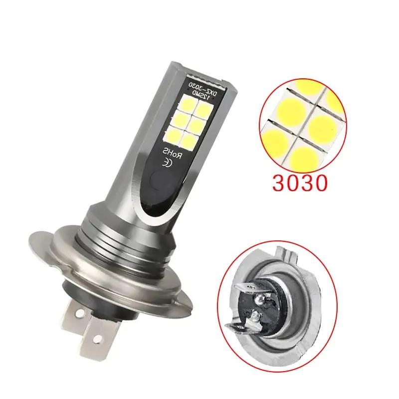 1/4 шт. H7 12LED автомобильные лампы для фар комплект водонепроницаемые автомобильные противотуманные фары супер-яркие 6000K белые светодиодные лампы автомобильные аксессуары