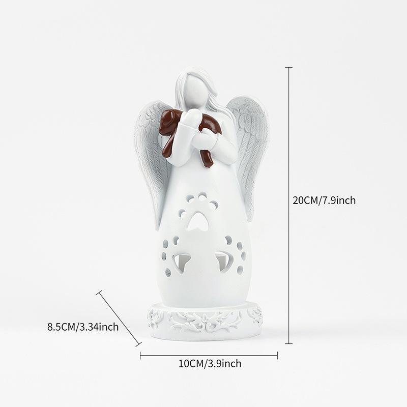 Pet Memorial Lamp Cat Dog Electronic Candle Souvenir Kitten Puppy Dogs Memory Lamps Pets Cats Dog Tombstone Memories Supplies