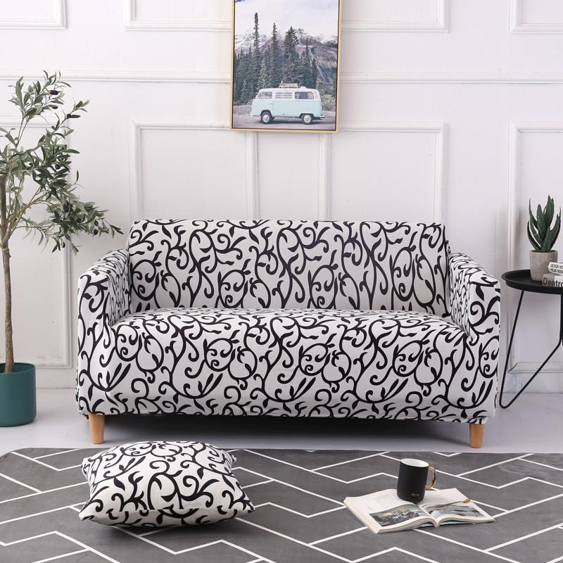 Geometric Sofa Slipcovers Elastic Sofa Covers for Living Room Funda Sofa Chair Couch Cover Sofa Towel Home Decor 1/2/3/4-seater