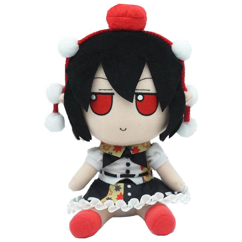 Fumo Hata no Kokoro Plush Toy Anime Touhou Project Japanese Game Stuffed Doll Soft Character with Removable Mask Kids Fans Gifts