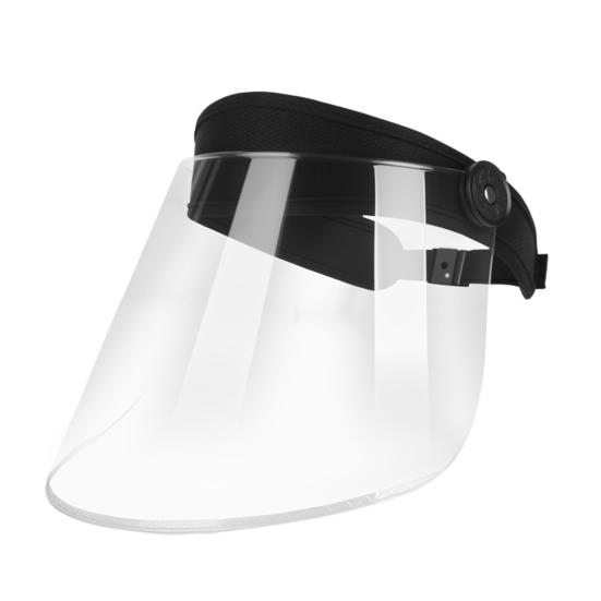 Прозрачный лицевой щиток для мужчин и женщин, защита от запотевания и брызг для работы, езды, активного отдыха, ПВХ, полное покрытие, регулируемая повязка на голову, защитная маска