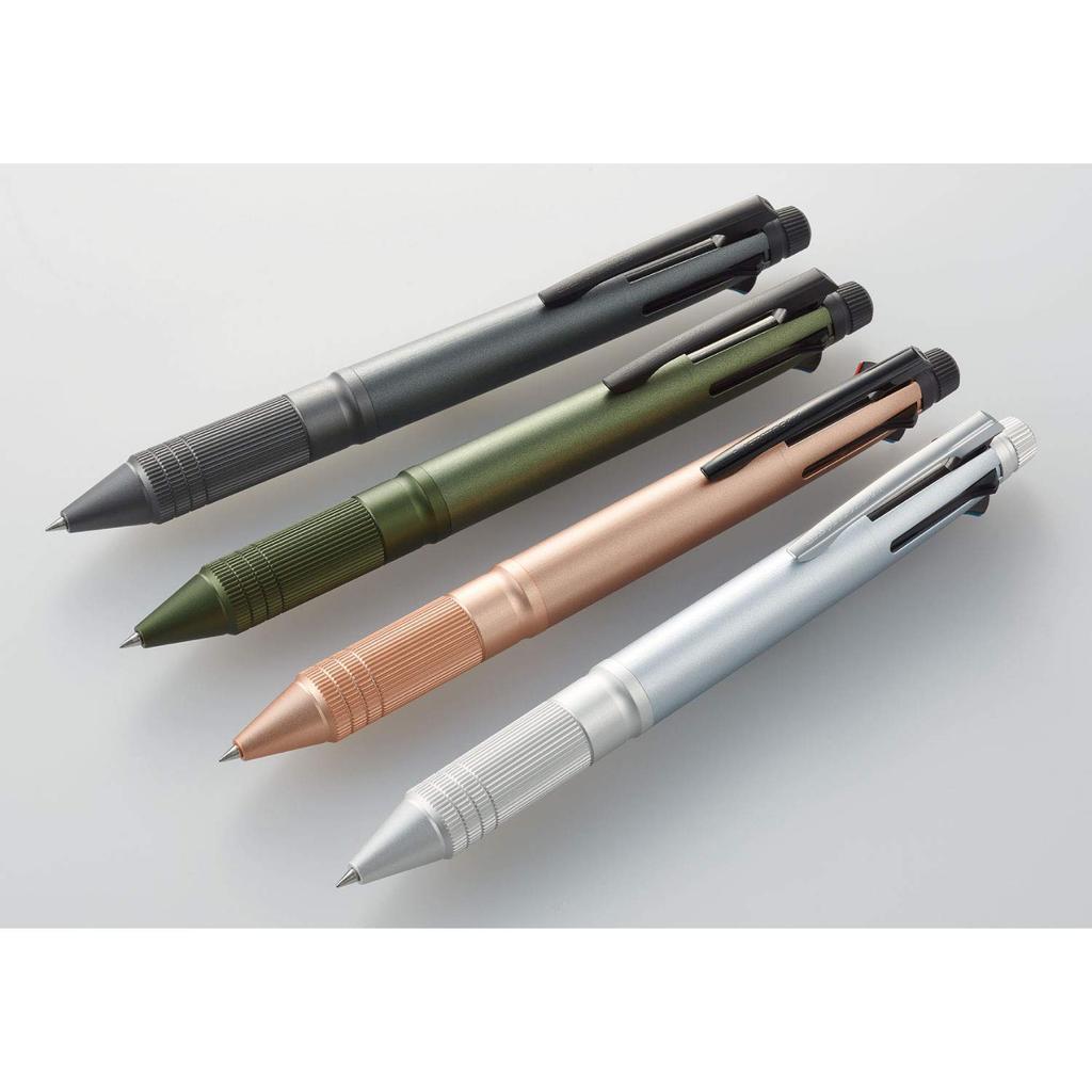 Многофункциональная ручка Mitsubishi Pencil Jetstream Metal Edition Ice Easy to 4&1 0.5", Серебристый, Писать, MSXE5200A5.81