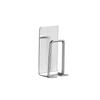 Stainless Steel Toothbrush Holder Wall Mounted Adhesive Toothbrush Cup Holder Space Saving Home Organizer