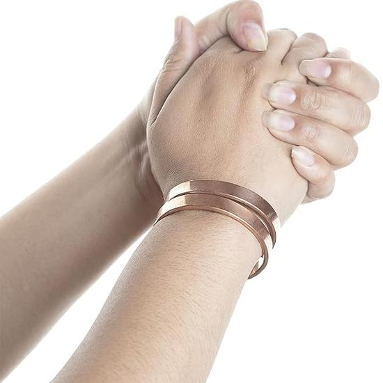 Медный браслет HindCraft для мужчин и женщин - Дизайнерская када - Идеальный подарок - Регулируемый браслет - Ювелирное изделие