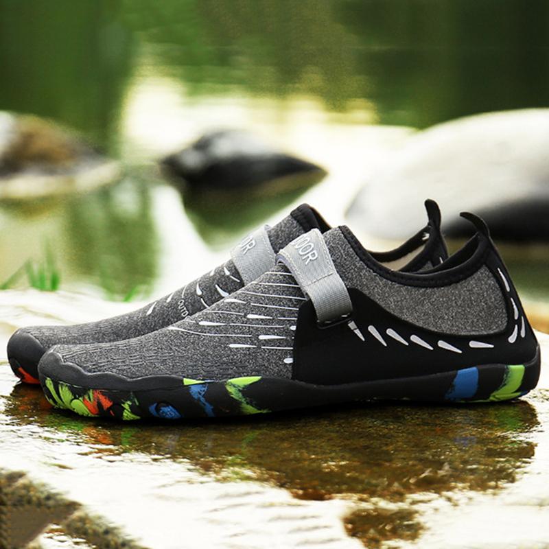 Модные уличные пятипалые пляжные водные походные вейдерсы Мужские женские универсальные амфибийные туфли для плавания Быстросохнущие повседневные туфли