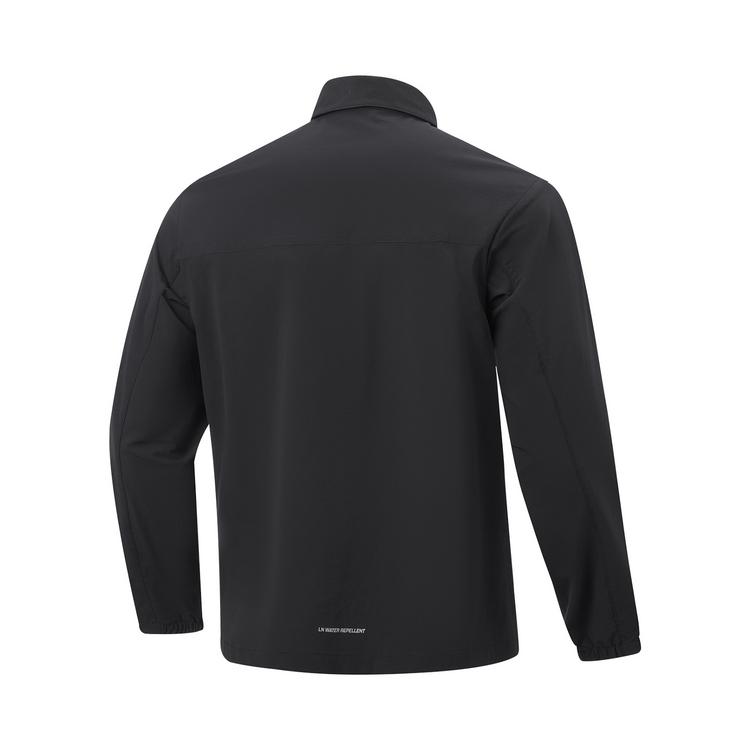 Li-Ning Ветронепроницаемая и водостойкая куртка с логотипом из серии Fitness для мужчин куртки AJDW251-1