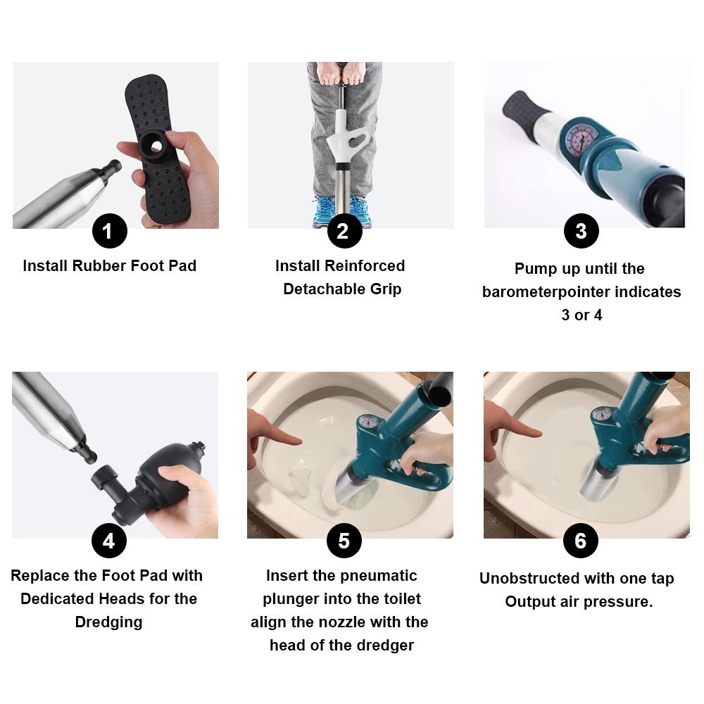 For Bath Toilets Bathroom Kitchen Dredge Clog Remover Dredge Clog Remover Sewer Pipe Unblocker