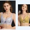 Wire-free Small Chest Gathered Hollow Lace Underwear Women's Side Breast Anti-sagging Adjustment Non-slip Massage Cup Bra