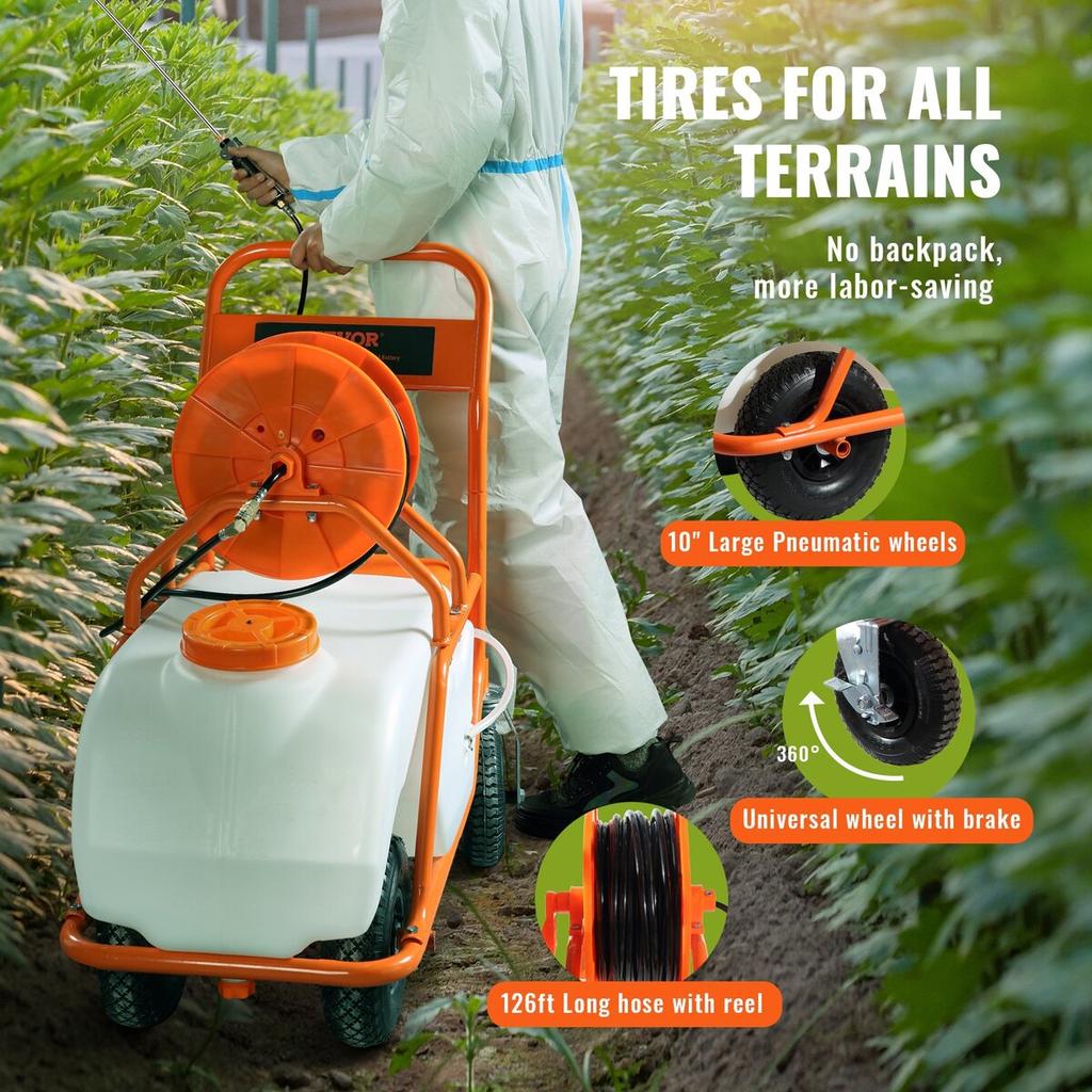 Sprayer Pressure Sprayer Backpack Sprayer Garden Sprayer 60L 0-90PSI
