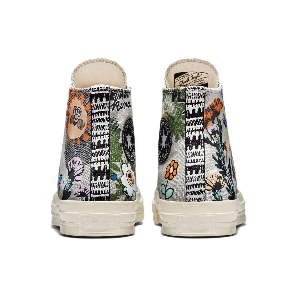 Converse Кроссовки унисекс Chuck 70 High Floral Green Slate-Sage Multi 172935C