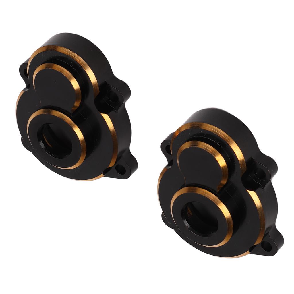 2 шт. Крышка поворотного кулака RC Латунь Черный Аксессуары для радиоуправляемых моделей для RGT EX86190 LC76 1/10 RC Гусеничный