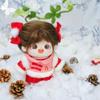20CM Doll New Year's Clothing Hairy Mini Clothes High Quality Doll Plush Cloak  20cm Cotton Doll