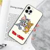JT49 Tom and Jerry Black Soft Case for OPPO Reno 8 6 5 4 Pro Plus Find X3 A17 A3 A31 A38 A40 A53 A54 A55 A74 A76 A78 A77 A80 A94 A95 A96 Lite