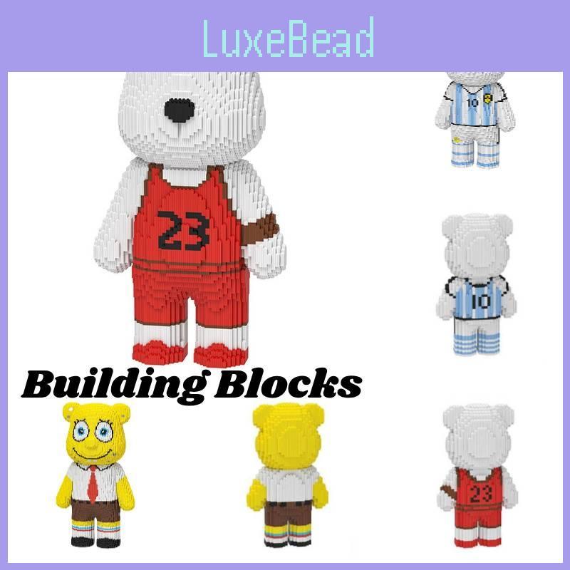 Маленькие мультяшные строительные блоки для детей Bearbrick