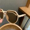 Vintage Women Sunglasses Round Frame Fashion Outdoor Beach Vacation Sunglasses Non Polarized Glasses