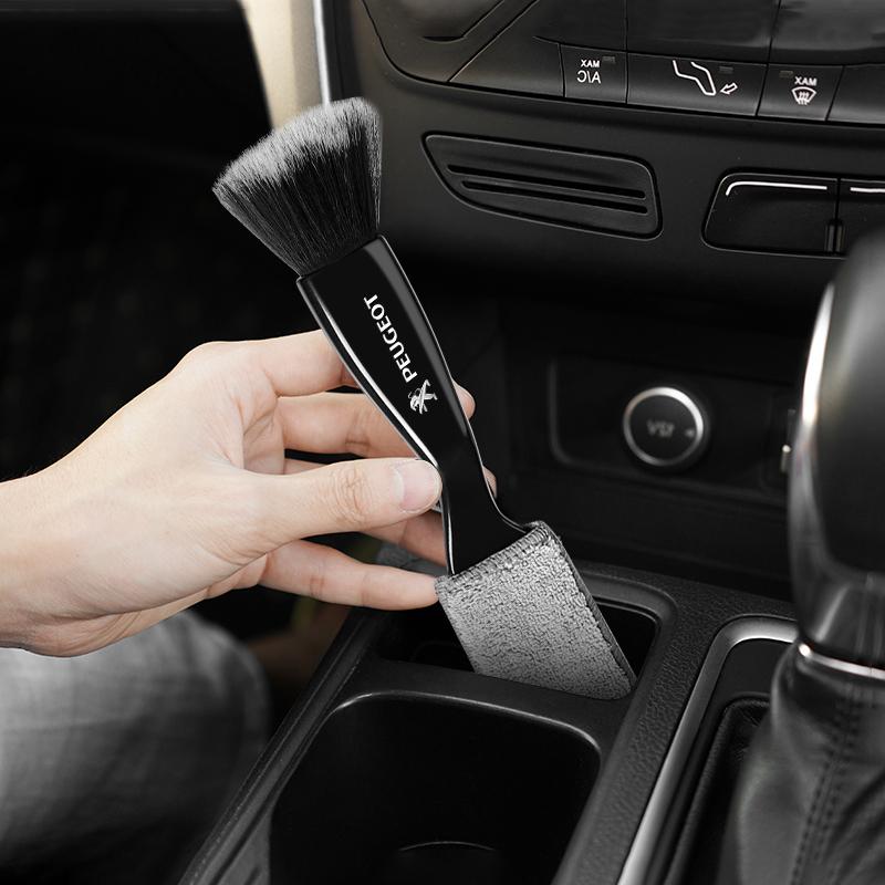 Car Air Conditioning Air Outlet Cleaning Dust Removal Soft Brush Cleaning Tool For Peugeot 308 408 508 RCZ 208 3008 2008 206 207 108 406 407 408 206