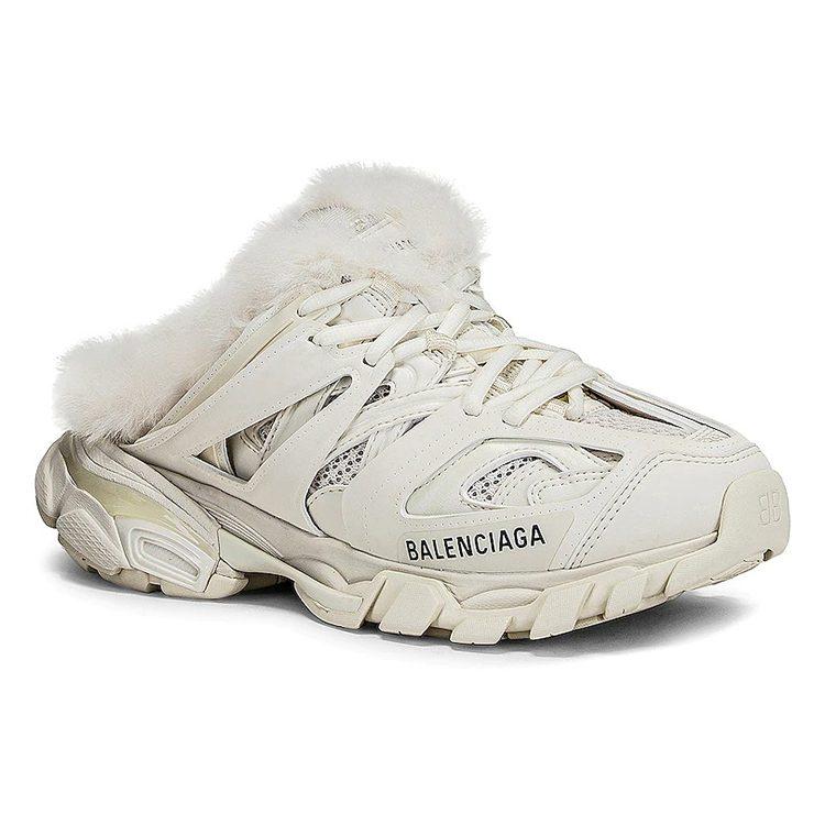 Balenciaga Треккинговая мулатка бежевая женская 688676W3CQ89700