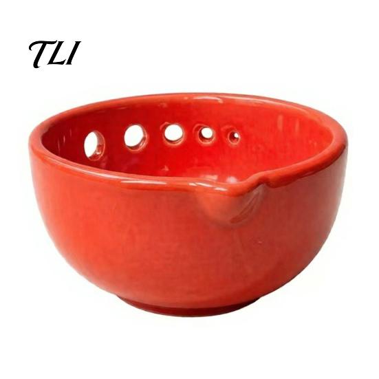 Manual Herb Grinder Tool Ceramic Garlic Grater Bowl, 2-in-1 Ginger Plate with Bowl Stripper, Kitchen Prep for Cheese Grating, Peeling Odor Resistant