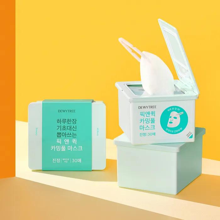 Pick & Quick Calming Full Mask Pack 30 Sheets