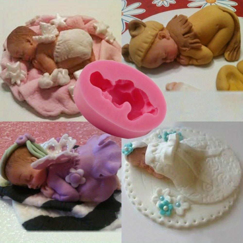 3D спящая кукла, силиконовая форма для торта лицом вниз, детские вечерние инструменты для украшения торта помадкой, формы для выпечки кексов, шоколада