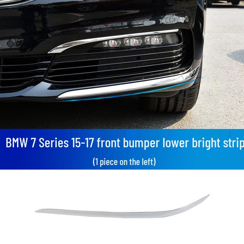 BMW Fender & Bumper Decorative Strips: 730Li Side Vents, 740Li Fog Light, 750L Front & Rear.