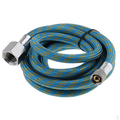 Профессиональный 1,5 м 1/8" на 1/4" Плетеный нейлоновый шланг для аэрографа Подходит для большинства брендов