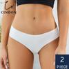 2 шт./лот, сексуальные трусики без следов для женщин, нижнее белье из ледяного шелка с низкой талией, спортивное нижнее белье, трусы-стринги, женское нижнее белье