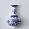 Antique Blue White Porcelain Wall Hanging Ceramic Vase Wall Hanging Vase  Living Room Decor