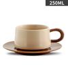 Creative Nordic Fengshui Cup Coffee Cup Saucer Set Simple Restaurant Hotel Home Latte Exquisite Gift Box